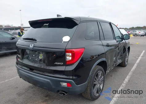 2019 Honda Passport Ex-L из США, поврежденный, VIN 5FNYF8H56KB023027